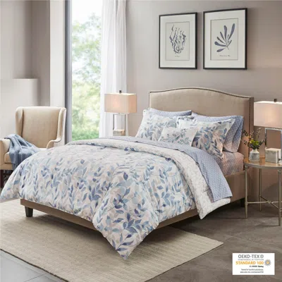 Ashley Sofia Full Reversible 8 Piece Comforter Set With Bed Sheets In Multi