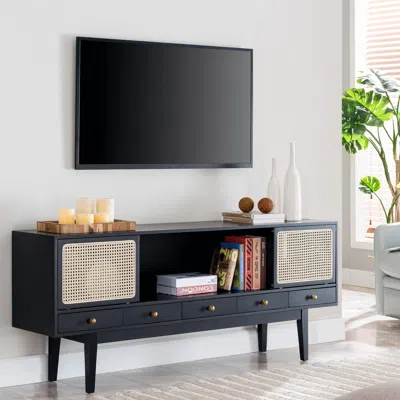 Ashley Southern Enterprises Furniture 70" Simms Media Center In Black