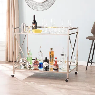 Ashley Southern Enterprises Furniture Dresden Bar Cart In Multi