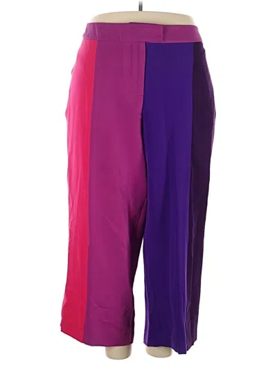 Pre-owned Ashley Stewart Active Pants In Purple