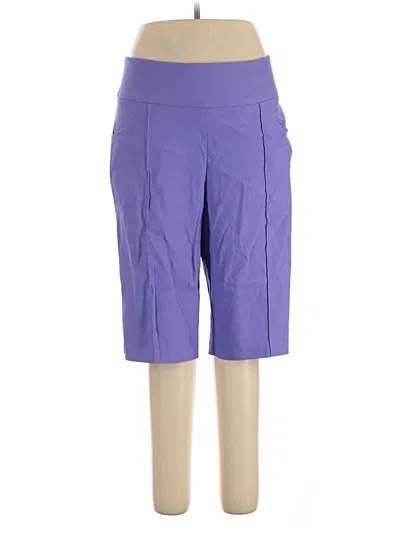 Ashley Stewart Active Pants In Purple