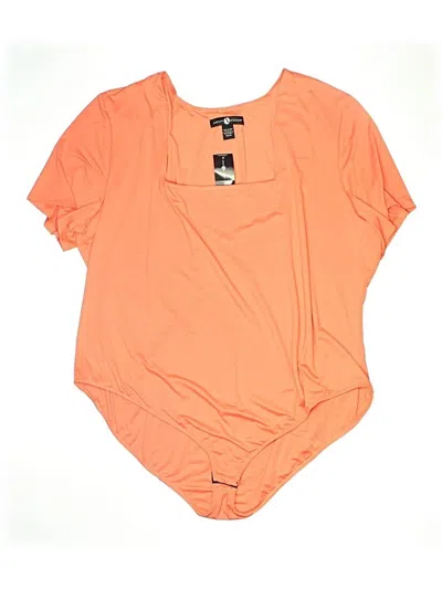 Pre-owned Ashley Stewart Bodysuit In Orange
