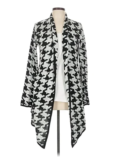 Pre-owned Ashley Stewart Cardigan Sweater In Silver