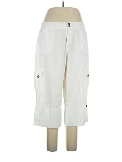 Pre-owned Ashley Stewart Cargo Pants In White