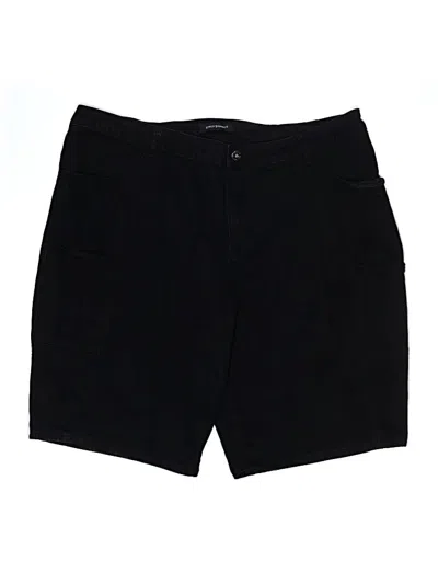 Pre-owned Ashley Stewart Cargo Shorts In Black