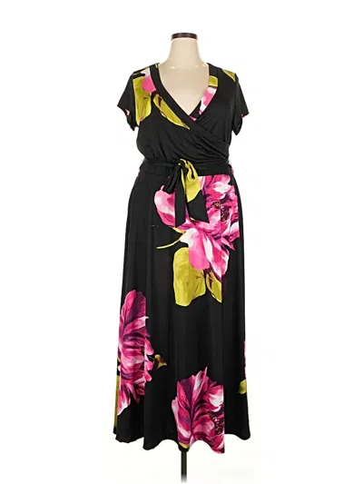 Pre-owned Ashley Stewart Casual Dress In Black