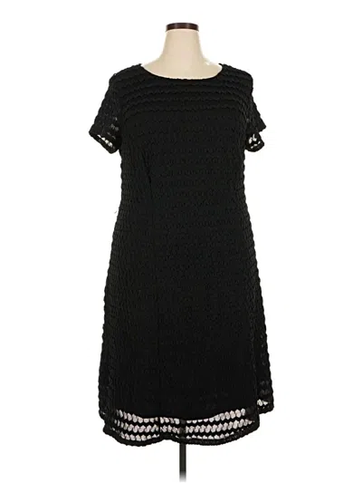 Pre-owned Ashley Stewart Casual Dress In Black