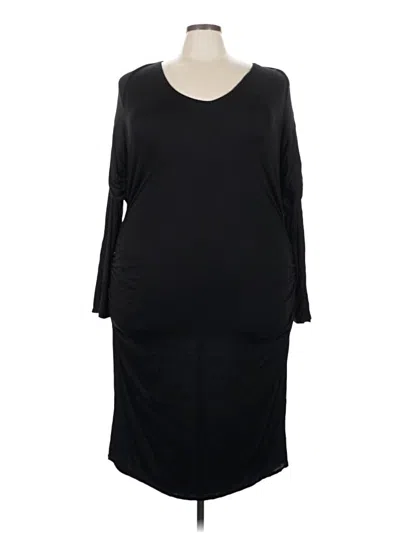 Pre-owned Ashley Stewart Casual Dress In Black