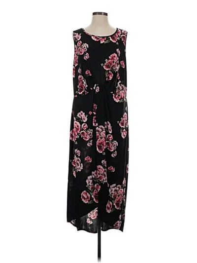 Pre-owned Ashley Stewart Casual Dress In Black