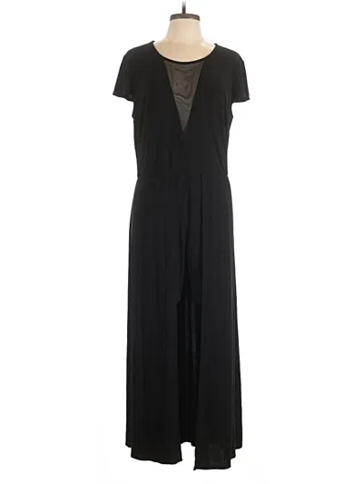 Pre-owned Ashley Stewart Casual Dress In Black