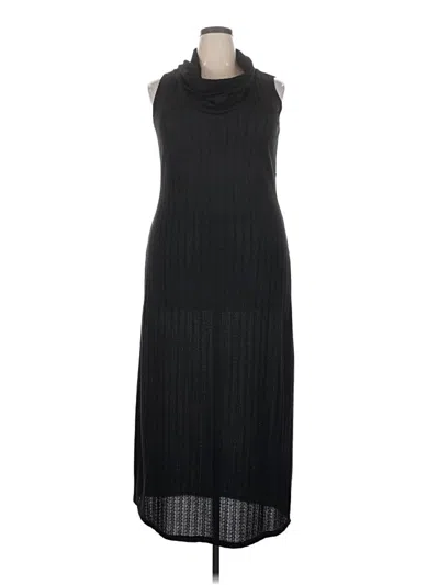Pre-owned Ashley Stewart Casual Dress In Black