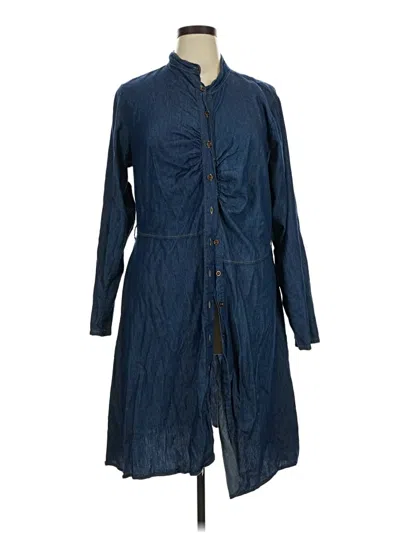 Pre-owned Ashley Stewart Casual Dress In Blue