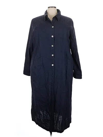 Pre-owned Ashley Stewart Casual Dress In Blue