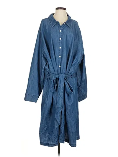 Ashley Stewart Casual Dress In Blue