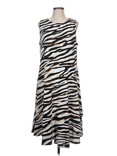 Pre-owned Ashley Stewart Casual Dress In Gray
