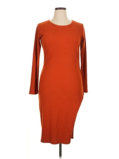 Pre-owned Ashley Stewart Casual Dress In Orange