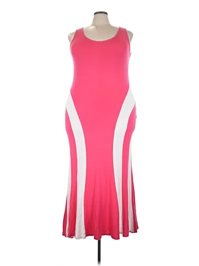 Pre-owned Ashley Stewart Casual Dress In Pink