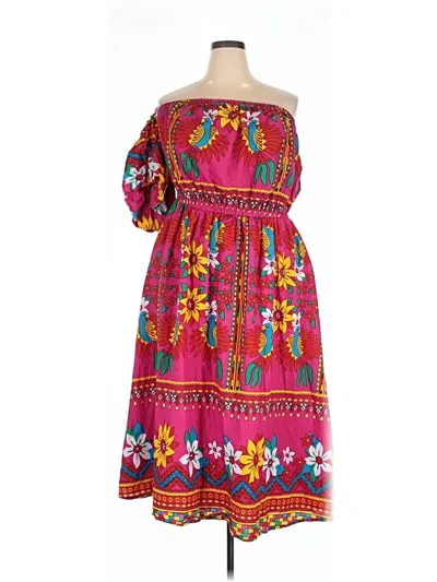 Pre-owned Ashley Stewart Casual Dress In Pink