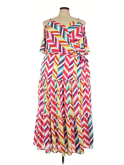 Pre-owned Ashley Stewart Casual Dress In Pink