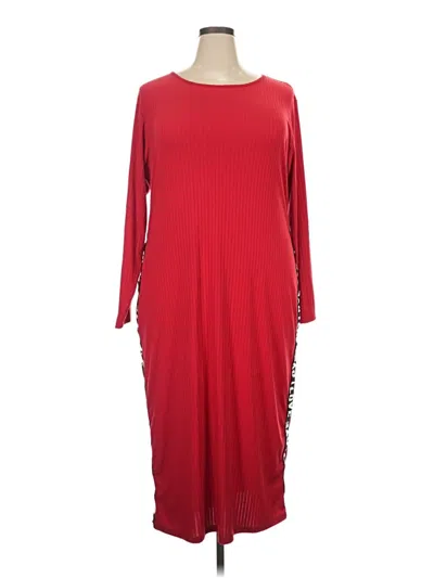 Pre-owned Ashley Stewart Casual Dress In Red