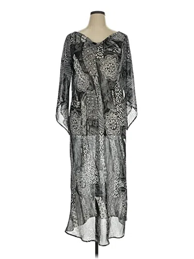 Pre-owned Ashley Stewart Casual Dress In Silver