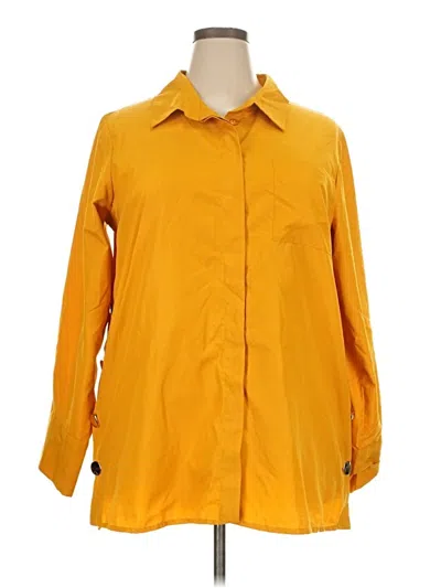 Pre-owned Ashley Stewart Casual Dress In Yellow