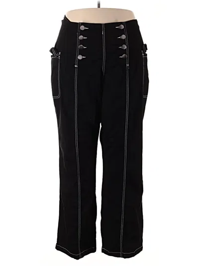 Pre-owned Ashley Stewart Casual Pants In Black