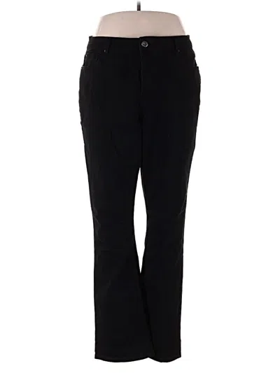 Pre-owned Ashley Stewart Casual Pants In Black