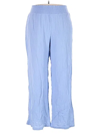 Pre-owned Ashley Stewart Casual Pants In Blue