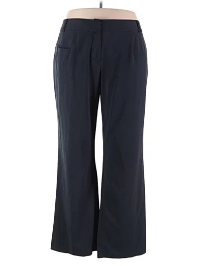 Pre-owned Ashley Stewart Casual Pants In Blue