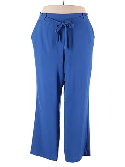 Pre-owned Ashley Stewart Casual Pants In Blue