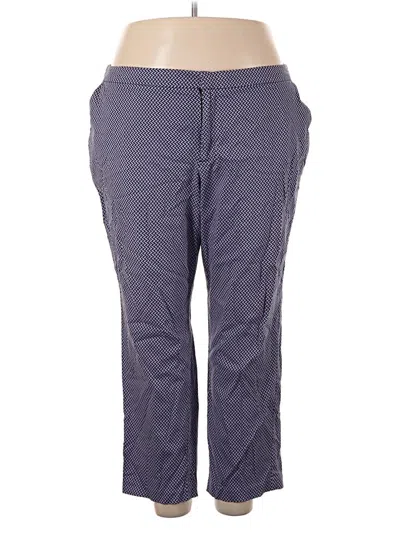 Pre-owned Ashley Stewart Casual Pants In Blue
