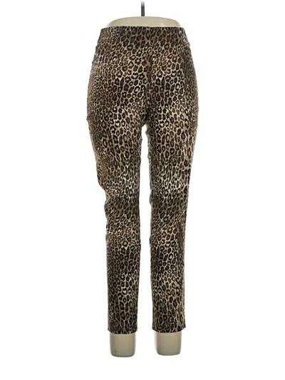Pre-owned Ashley Stewart Casual Pants In Gold