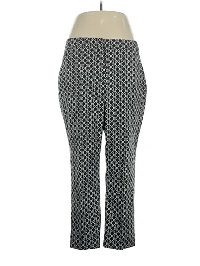 Pre-owned Ashley Stewart Casual Pants In Gray