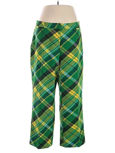 Pre-owned Ashley Stewart Casual Pants In Green