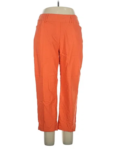 Pre-owned Ashley Stewart Casual Pants In Orange