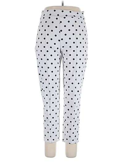 Pre-owned Ashley Stewart Casual Pants In White