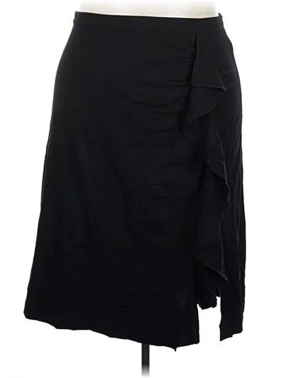 Pre-owned Ashley Stewart Casual Skirt In Black