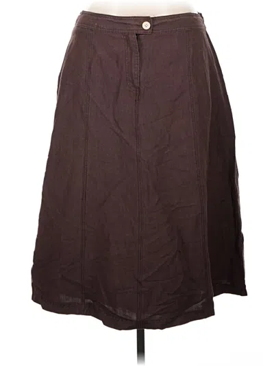 Pre-owned Ashley Stewart Casual Skirt In Brown