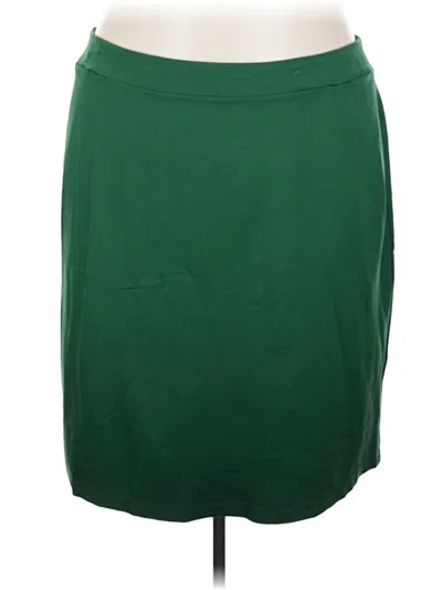 Pre-owned Ashley Stewart Casual Skirt In Green