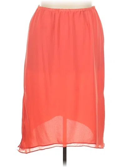 Pre-owned Ashley Stewart Casual Skirt In Orange