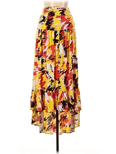 Pre-owned Ashley Stewart Casual Skirt In Yellow