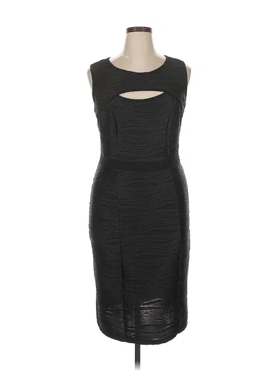 Pre-owned Ashley Stewart Cocktail Dress In Black