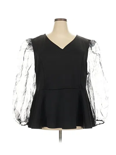 Pre-owned Ashley Stewart Cocktail Dress In Black