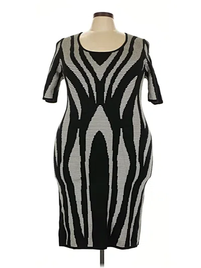 Pre-owned Ashley Stewart Cocktail Dress In Black