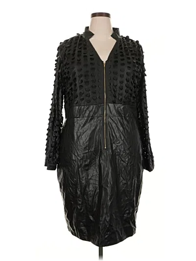 Pre-owned Ashley Stewart Cocktail Dress In Black