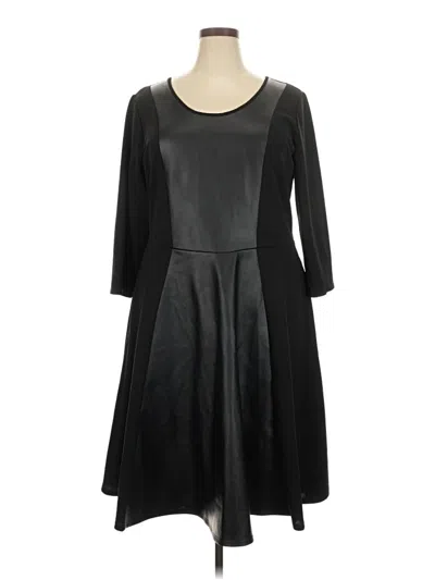 Pre-owned Ashley Stewart Cocktail Dress In Black