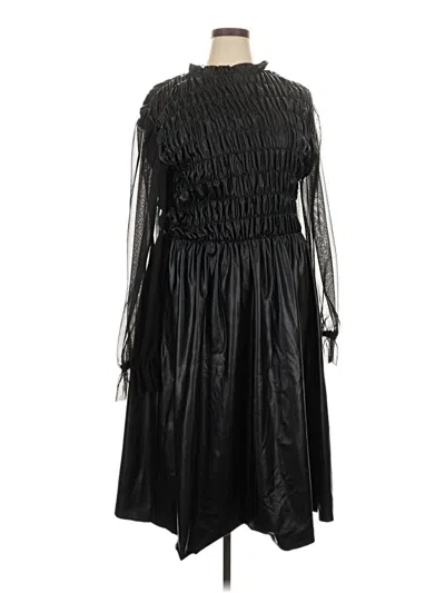 Pre-owned Ashley Stewart Cocktail Dress In Black