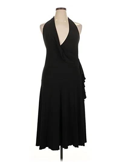 Pre-owned Ashley Stewart Cocktail Dress In Black