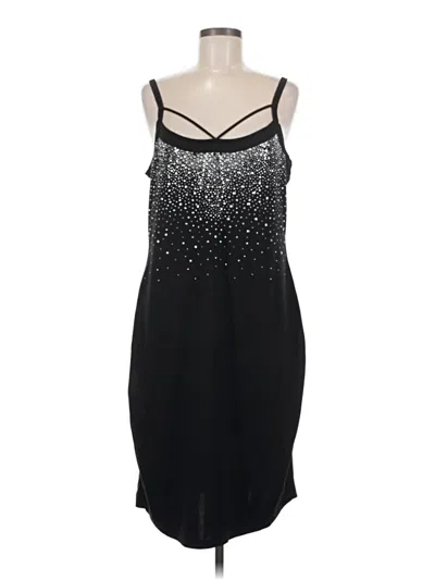 Pre-owned Ashley Stewart Cocktail Dress In Black